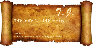 Török Jázmin névjegykártya