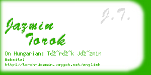 jazmin torok business card